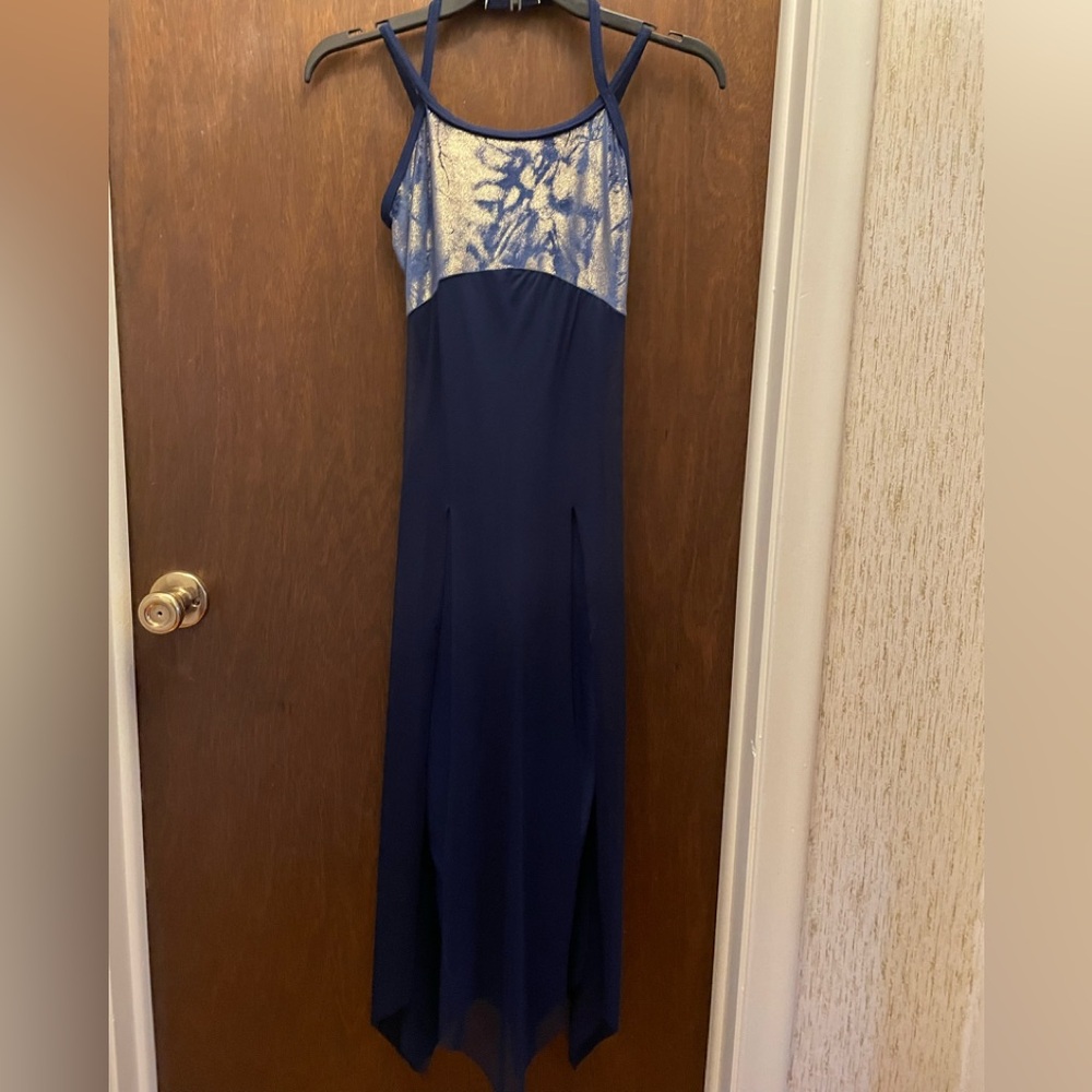 Wolff Fording size Adult S midnight blue dance costume
